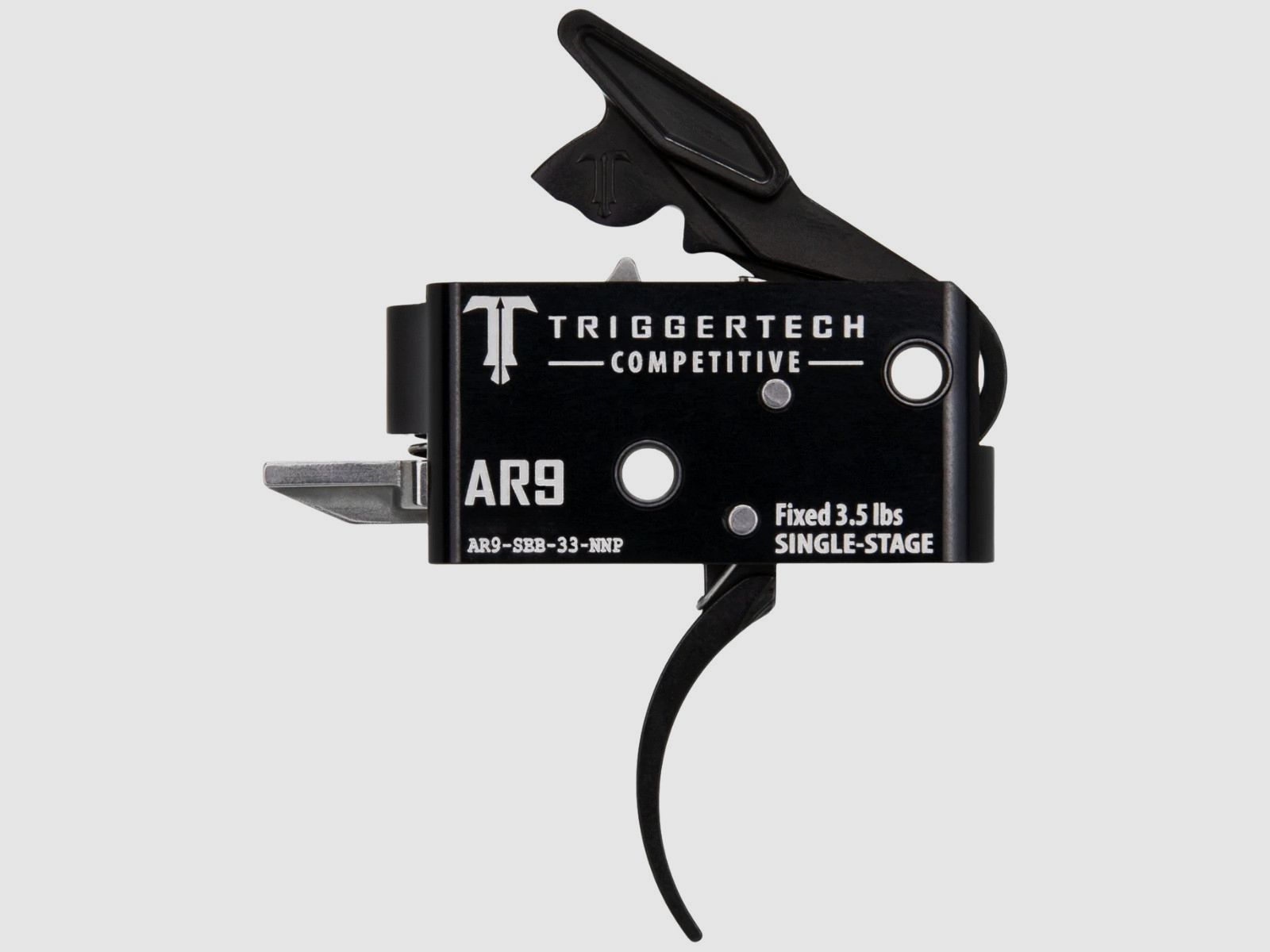 Triggertech – Trekkermechanisme voor AR 9 / PCC – enkelvoudig – Competitive Pro Curved – AR9-SBB-33-NNP, afbeelding 1 van 10