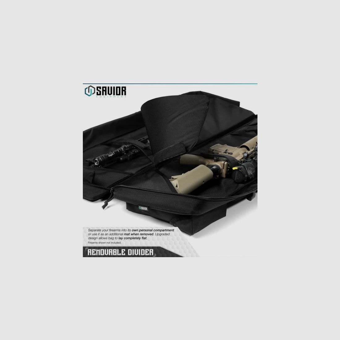 Savior – Urban Warfare Double Rifle Bag / 46 Inch / Green, billede 3 af 4