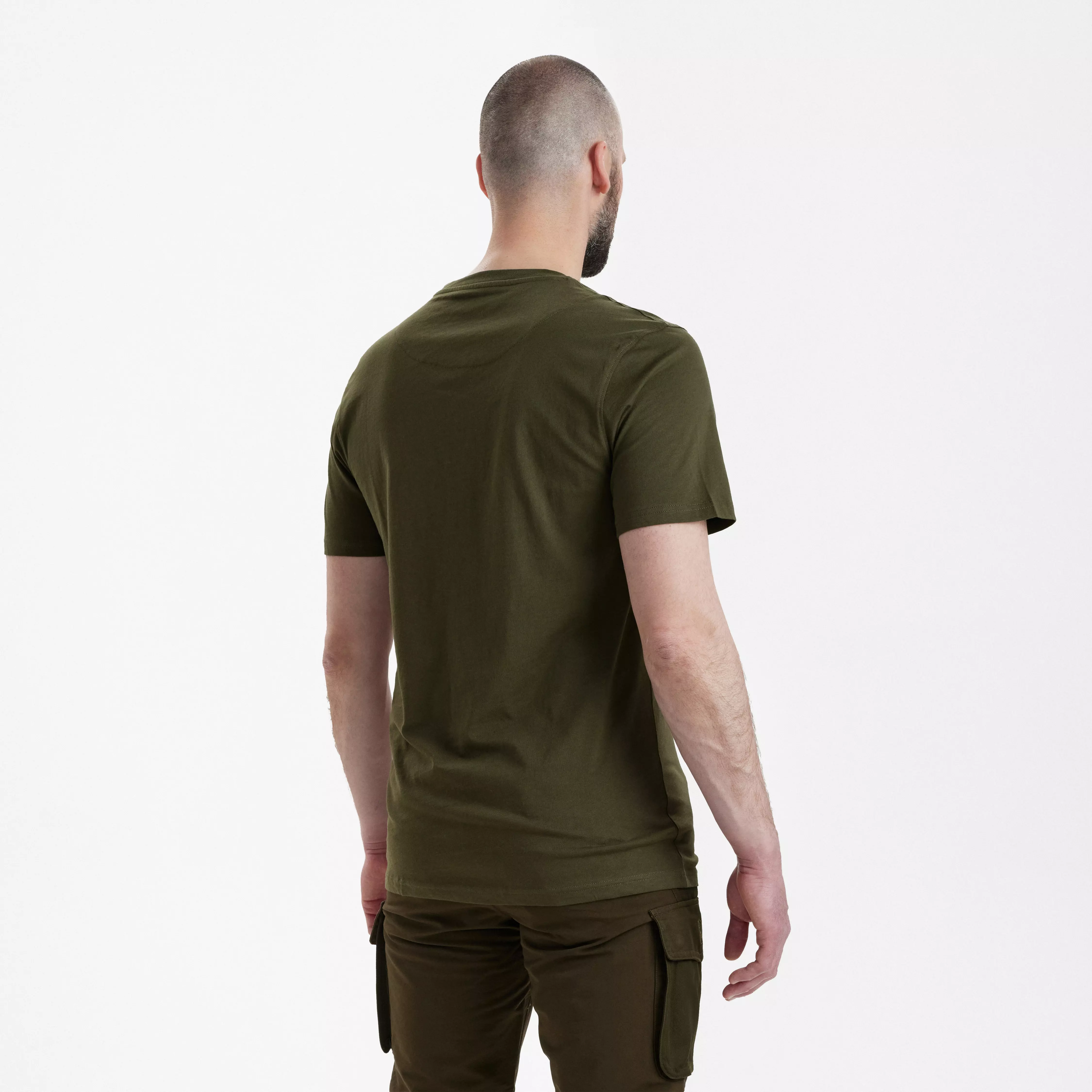 T-shirt lot de 2 - Green/Brown Leaf, image 3 sur 7