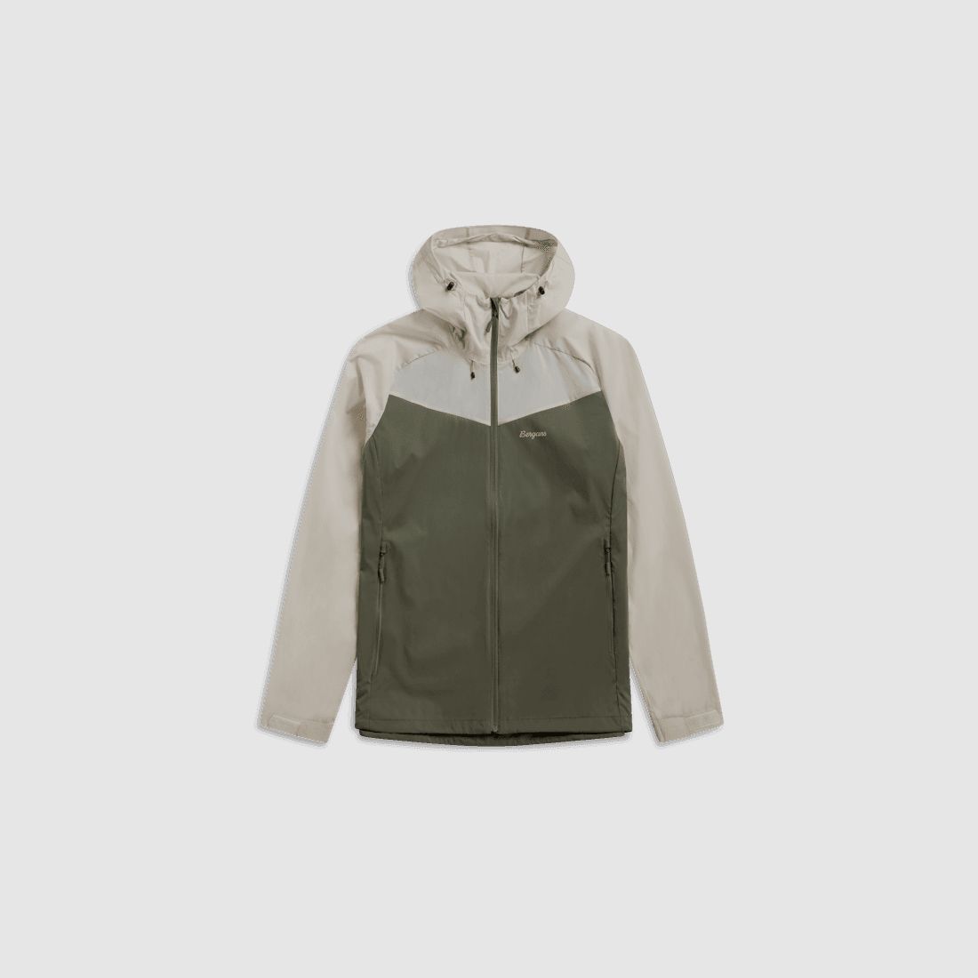 Bergans Microlight Jacket Men Green Mud/Bone White M