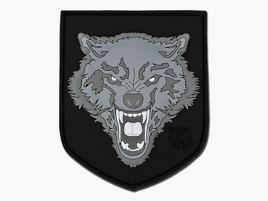 Jackets To Go Jackets To Go 3D-Patch Wolf gris