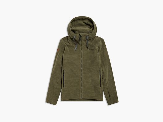 Bergans Hareid Fleece Hood Jacket Men Pine Forest L