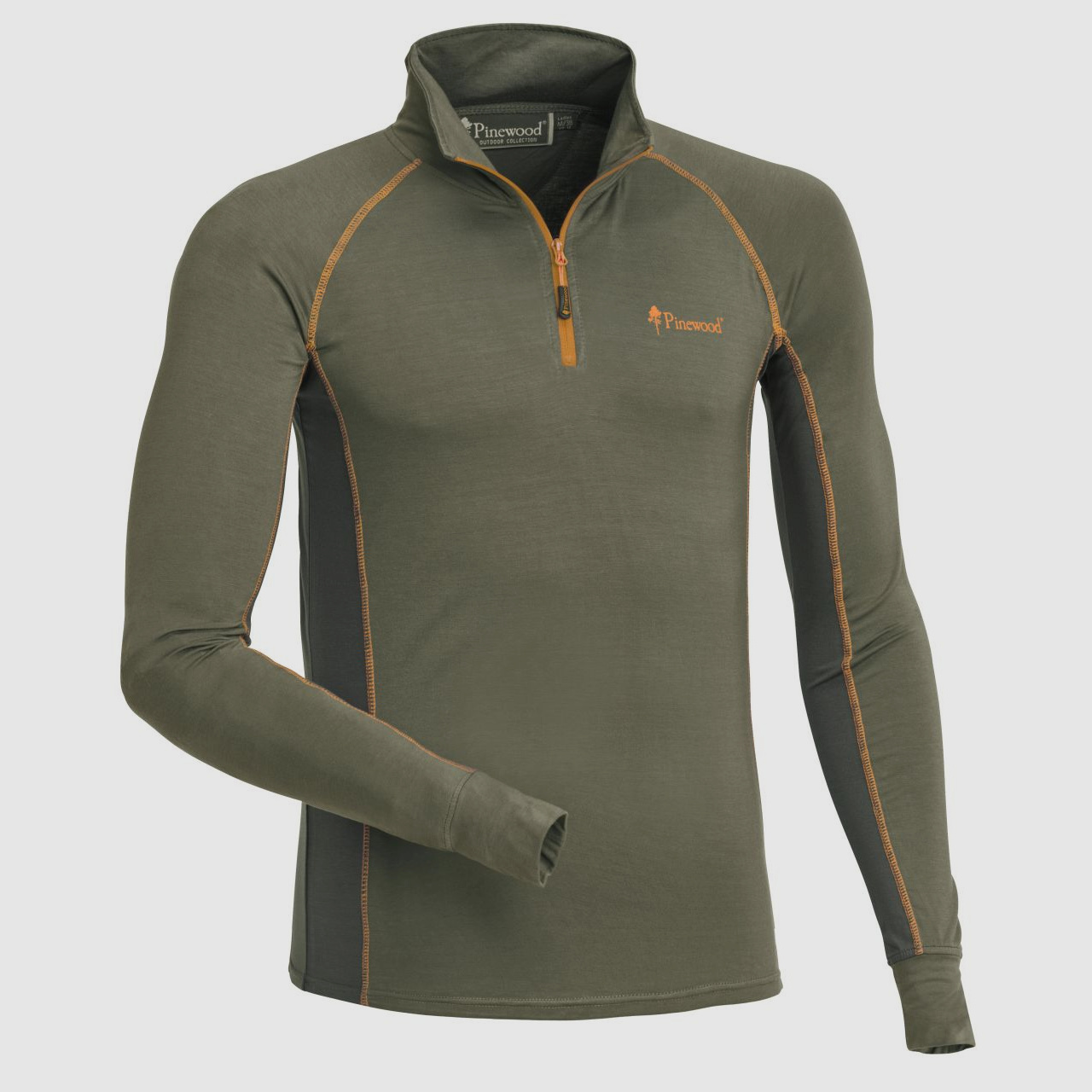 Conjunto de ropa interior de bambú de pino Talla: S, Color: Negro / Gris oscuro