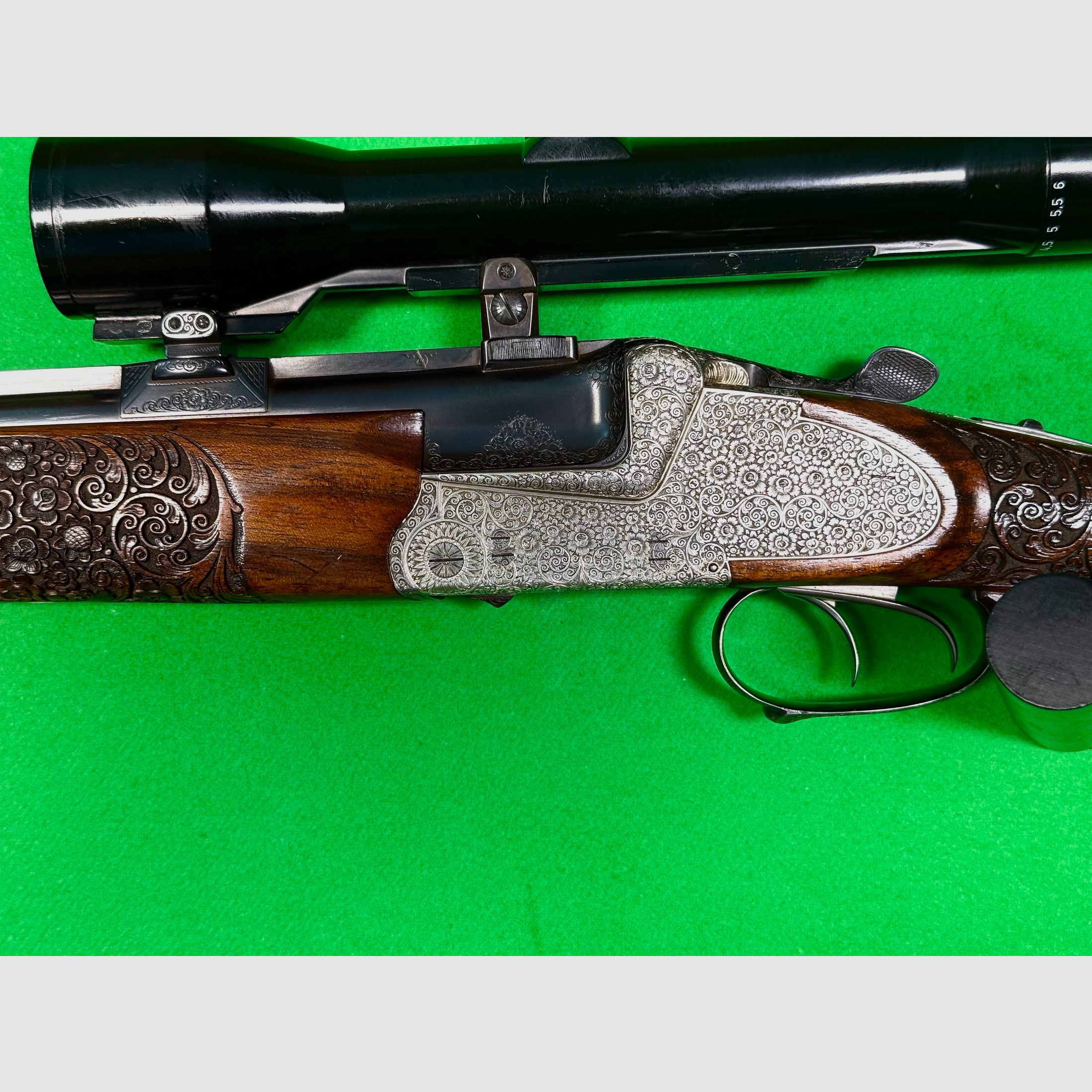 Exclusive unique piece break-action rifle 6.5x57R & 16/70 1 of 1!