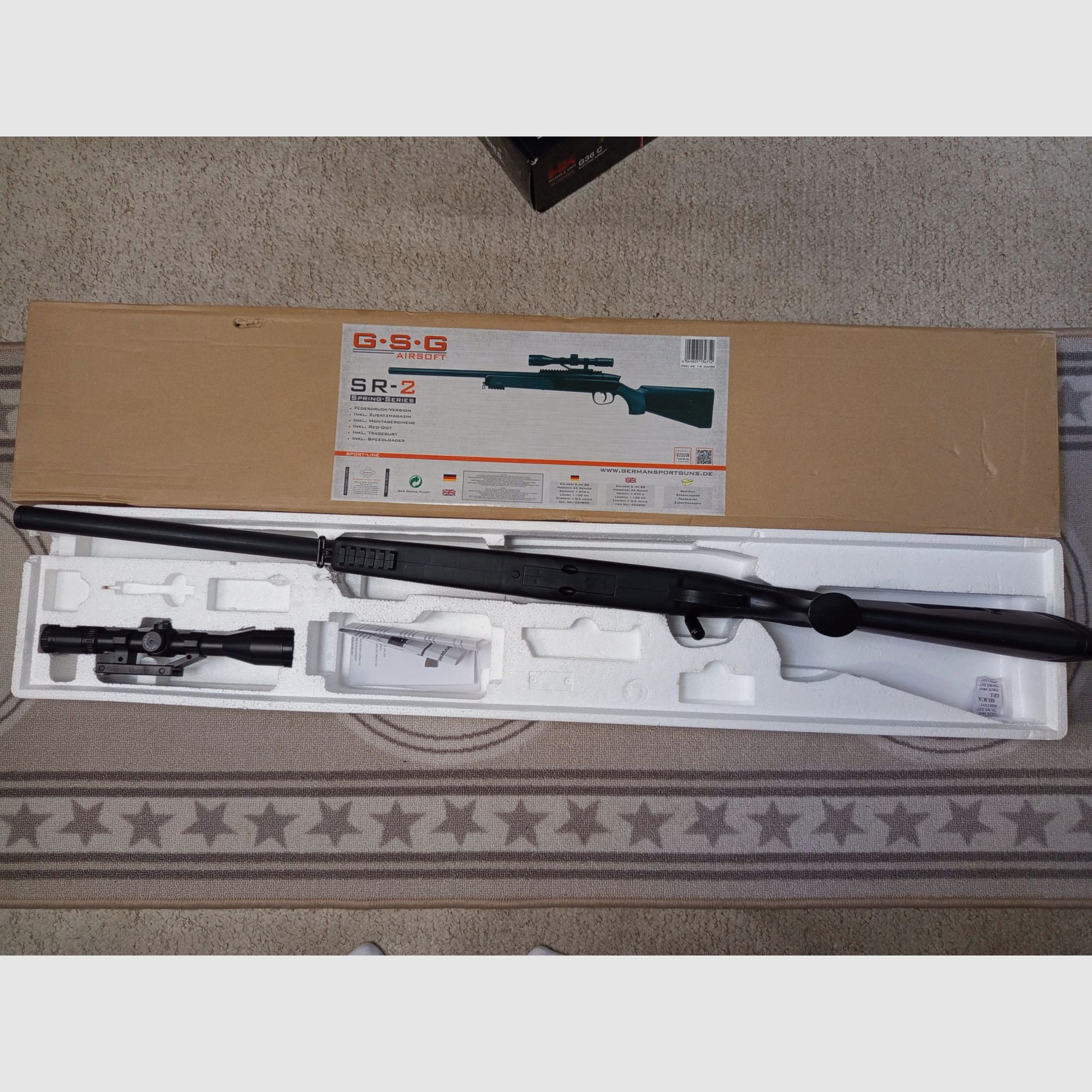 GSG R-maxx Sr-2 Sniper Federdruck 0 5j Notverkauf