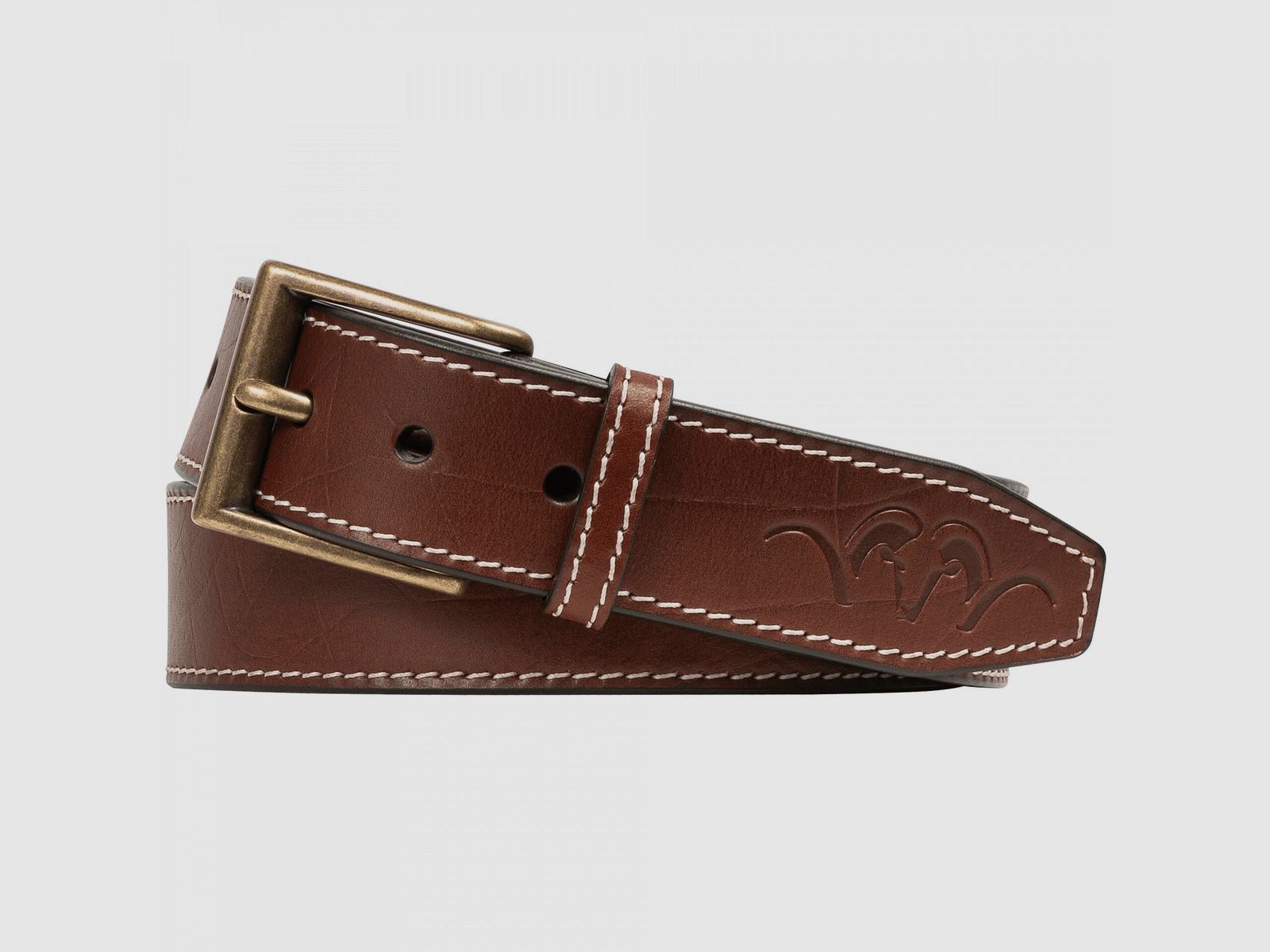 Cinturón de cuero Blaser color cognac o toffee