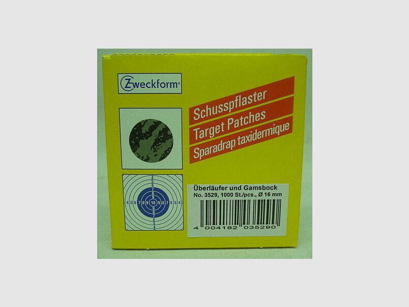 Deutscher Jagdverband SchusspflasterÜberläufer-alt- 16mm/grau