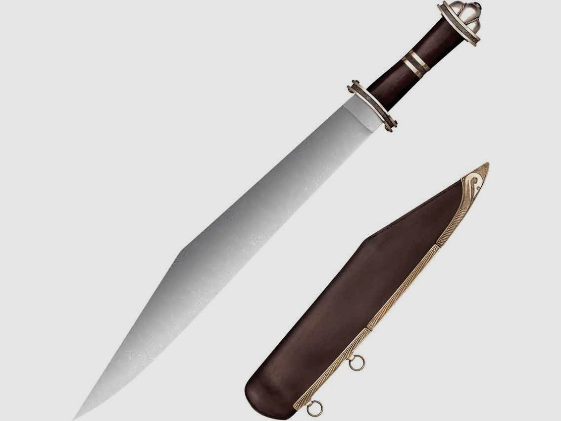 Cool Steel Langsax made of Damascus steel, very well maintained