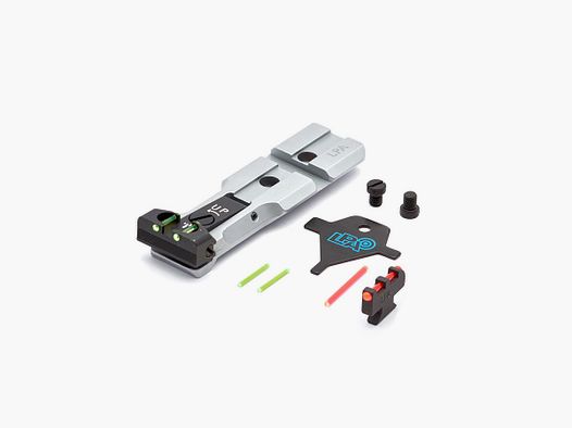 LPA WXT03F2 Sight Set for Smith&Wesson Revolver with Fiber Optic