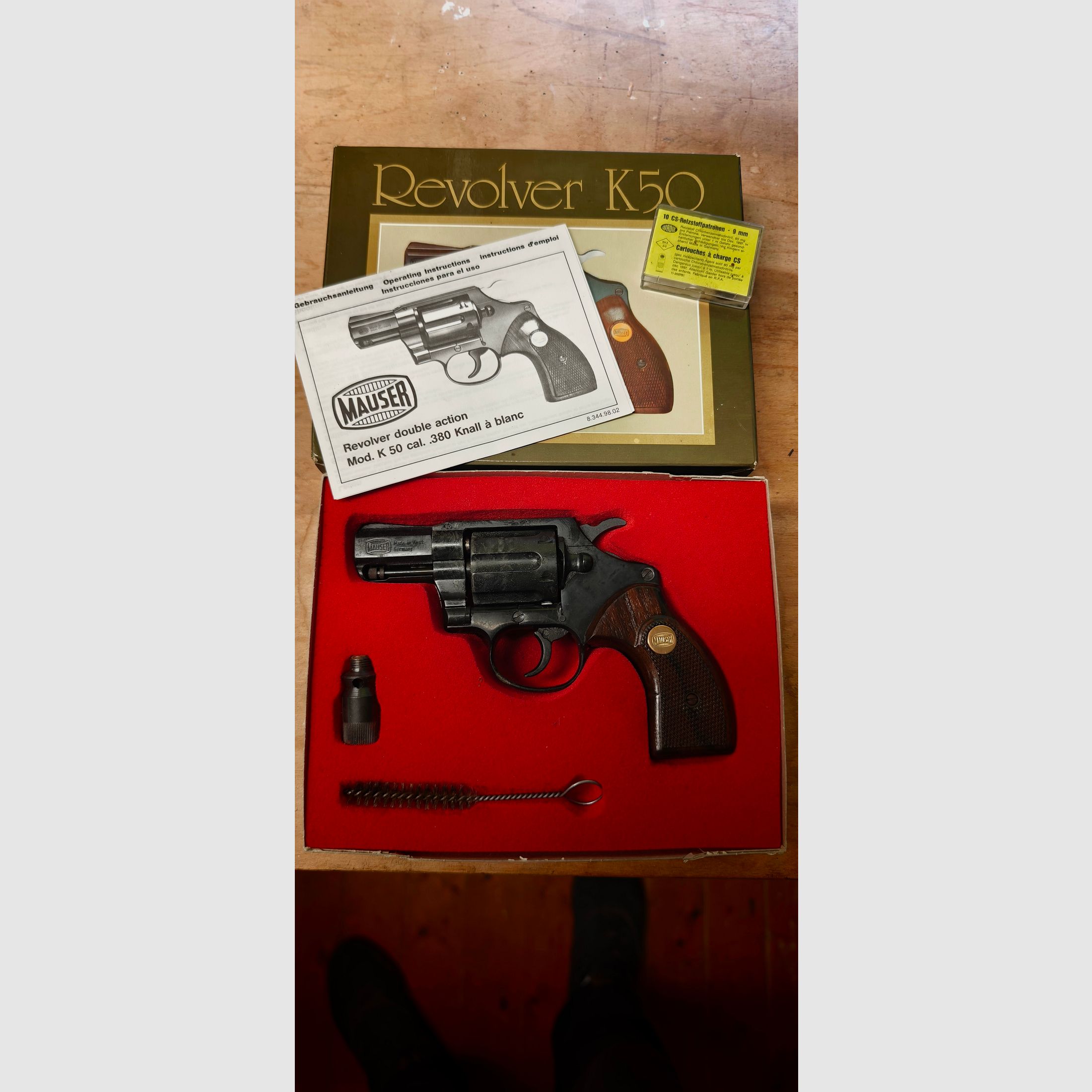 Mauser K50 blank firing revolver