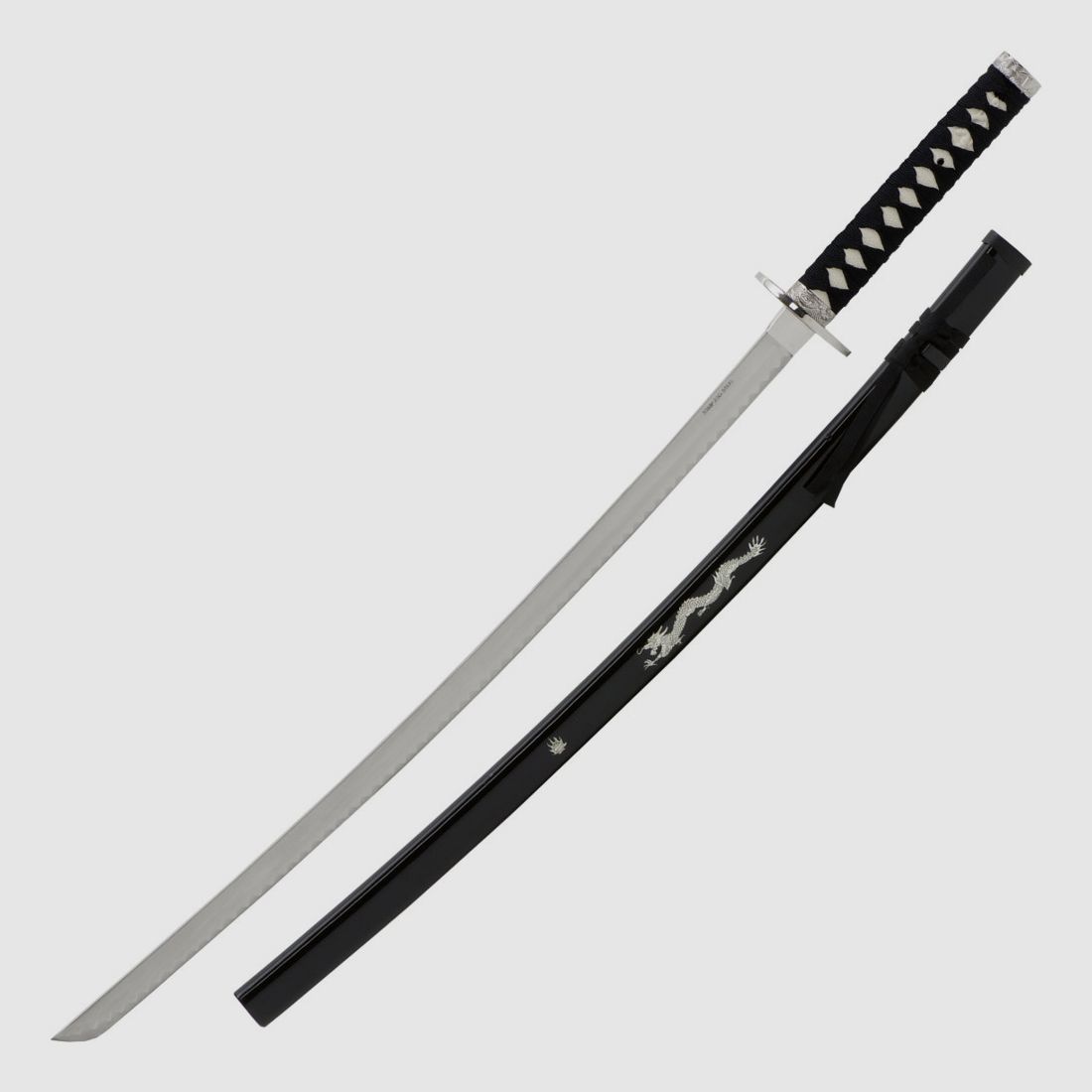 Silberdrachen Katana