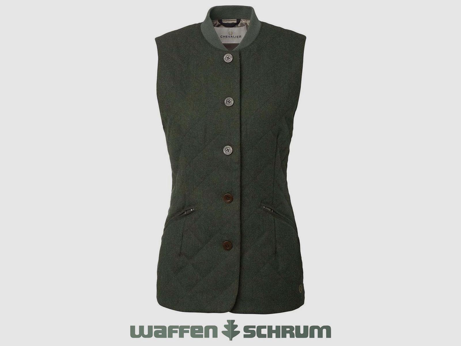Chevalier Weste Tweed Allington Dark Green