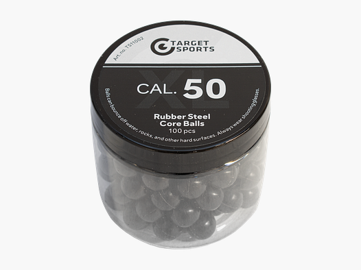 Target Sports .50 steel-core round balls (100)