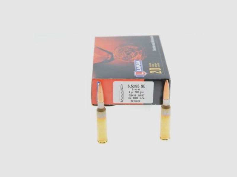 Lapua 6.5×55 SF Scenar 139 grs HPBT 20 pièces, image 2 sur 2