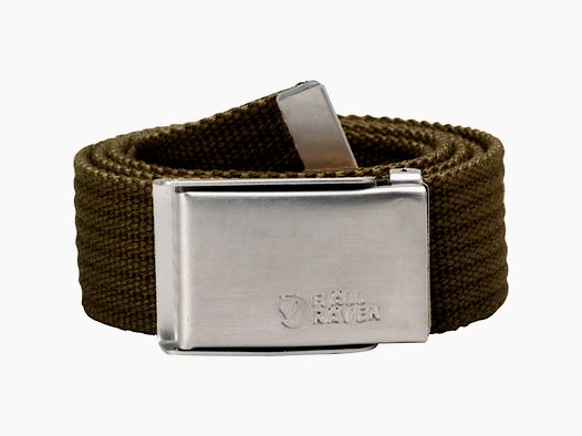 Fjällräven Merano Canvasgürtel Dark Olive