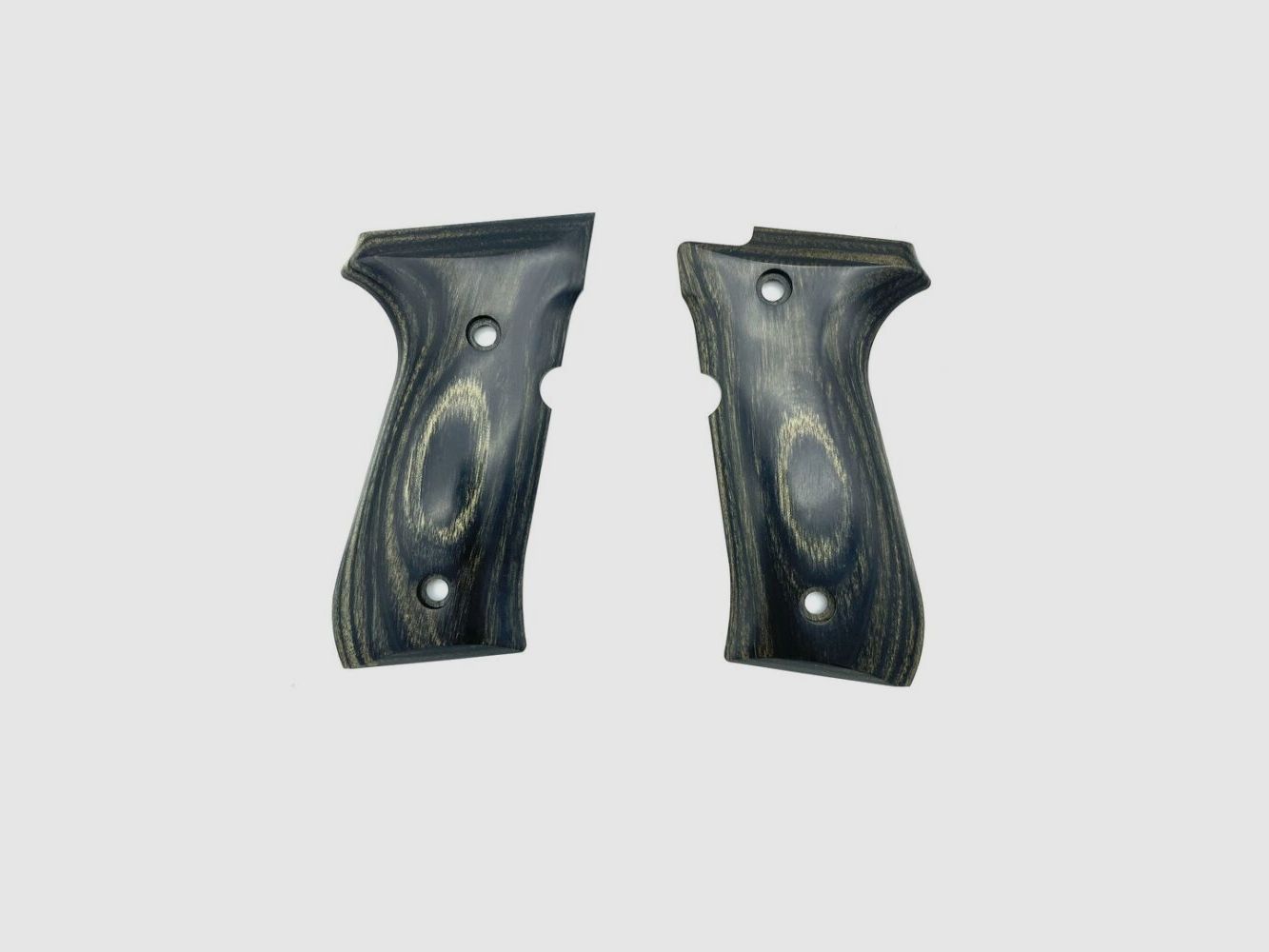 Maniglie Nill per Beretta 92F/FS, legno laminato, nero, liscio