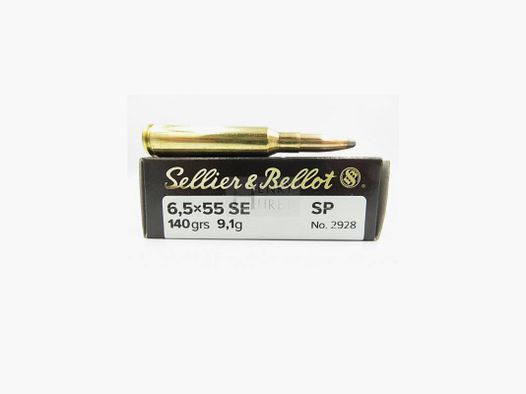 SELLIER BELLOT 6.5X55 SE SP 140GR X20