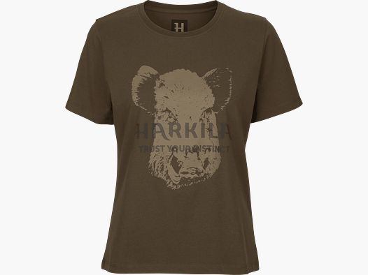 Härkila Wildboar S/S T-Shirt Damskie Willow Green, M