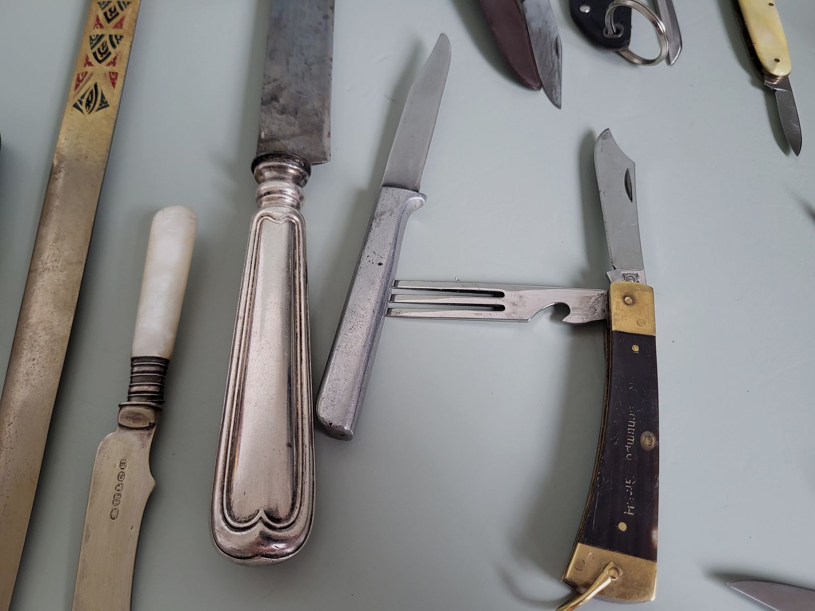 Messer Konvolut - Dolch - Toledo - Klappmesser - Beil - Pfadfinder Dolch 
