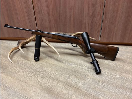 Haenel Jaeger 10, con GPO Spectra 5x 3-15x56 e Stalon X108