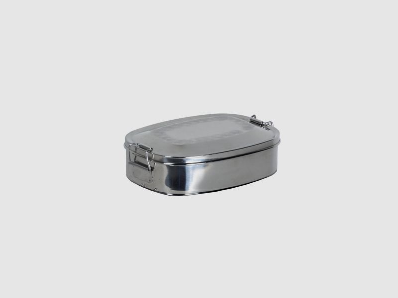Basic-Nature Lunchbox Proviantdose RVS 0,75L Jachtaccessoires
