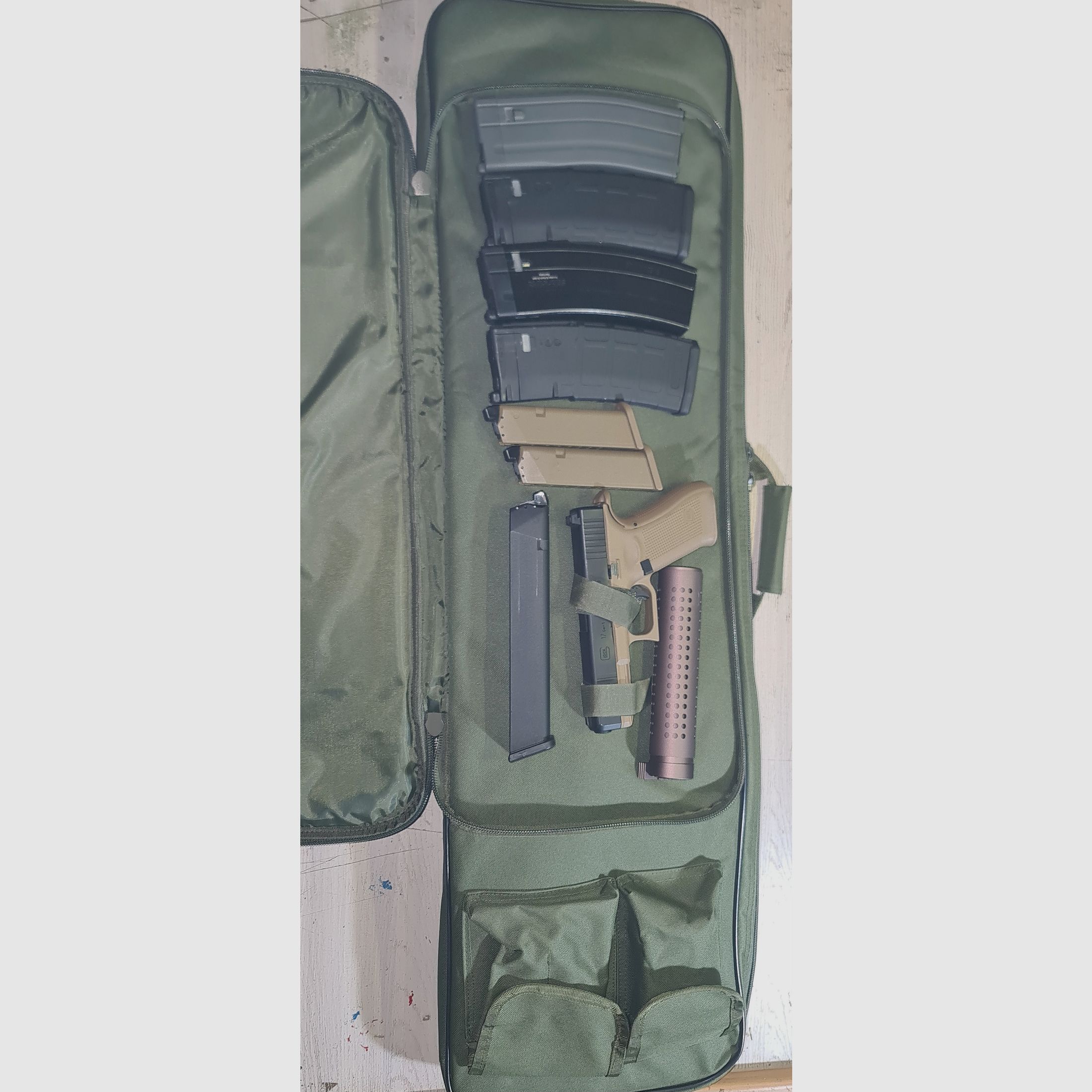 Hk 416 a5 Umbau mit Glock 17gen 5