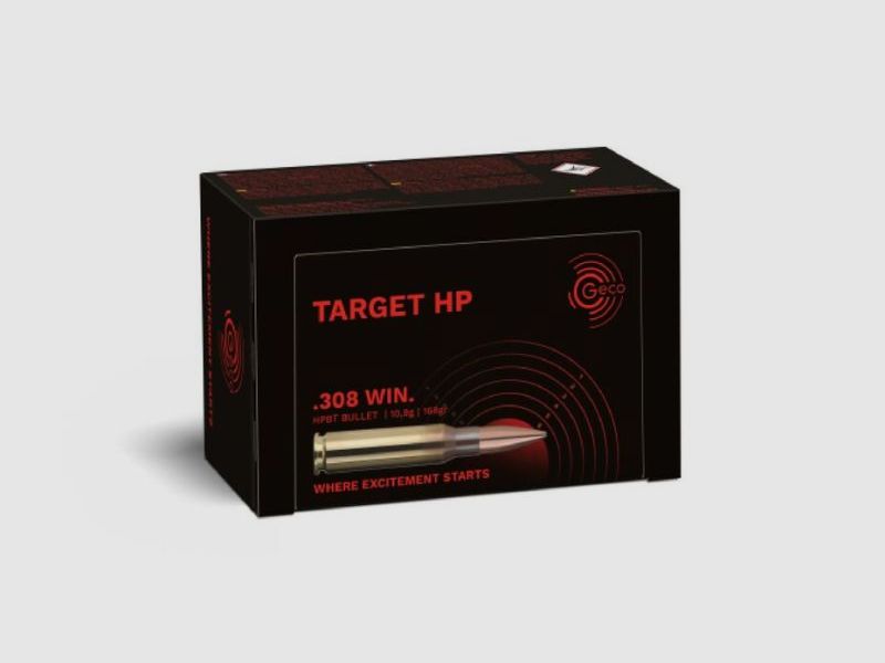 GECO .308 Win. TARGET HP 10,9g/168gr - 50 Patronen