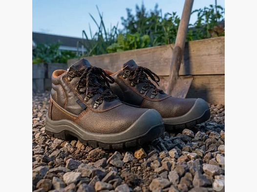 Buty robocze Kansas S3 skórzane brązowe
