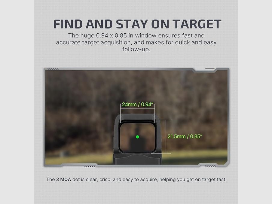 Olight Osight X 3 MOA Point & 32 MOA Cercle, image 5 sur 8