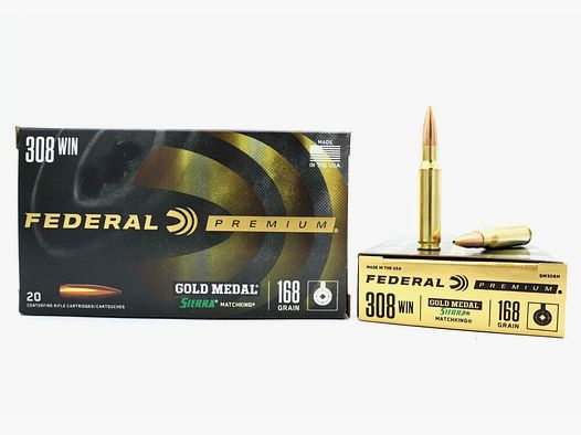 Federal Federal Premium 10,9g/168grs. SMK HPBT ( 40 Stk )