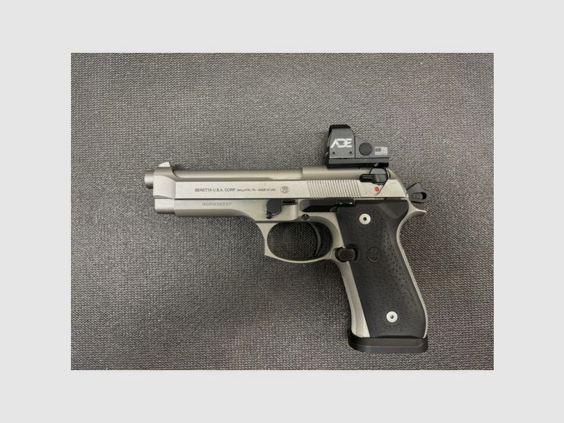 Beretta 92 and M9 red dot sight mounting plate as rear sight replacement for Docter footprint, Bild 7 von 8