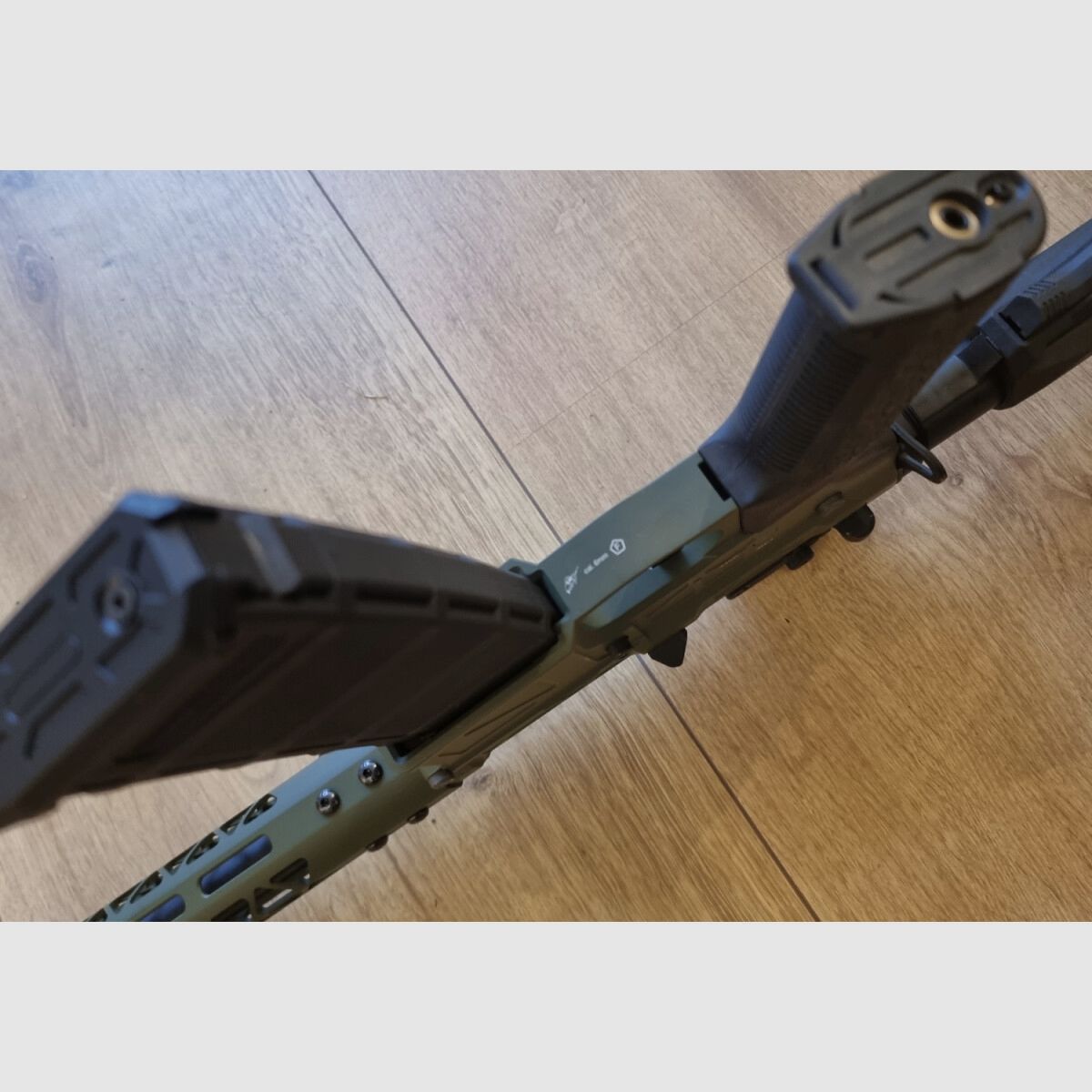 GP R15 FREYA Skeleton 13" gen.2 Mlok FREYA ALPHA Oliva S-AEG Libero da 18 anni | Delta Armory