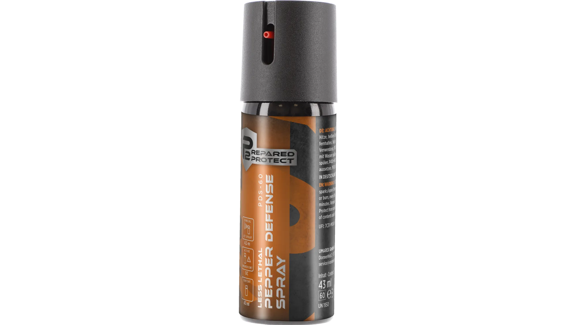 Umarex P2P PDS-60 Pfefferspray 43 ml 10 % OC