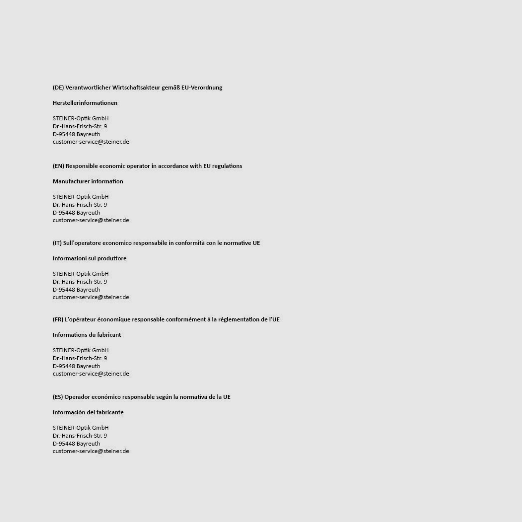 Steiner 202287660 Ranger 4 3-12x56 con retícula LA-4A-I 2. plano focal