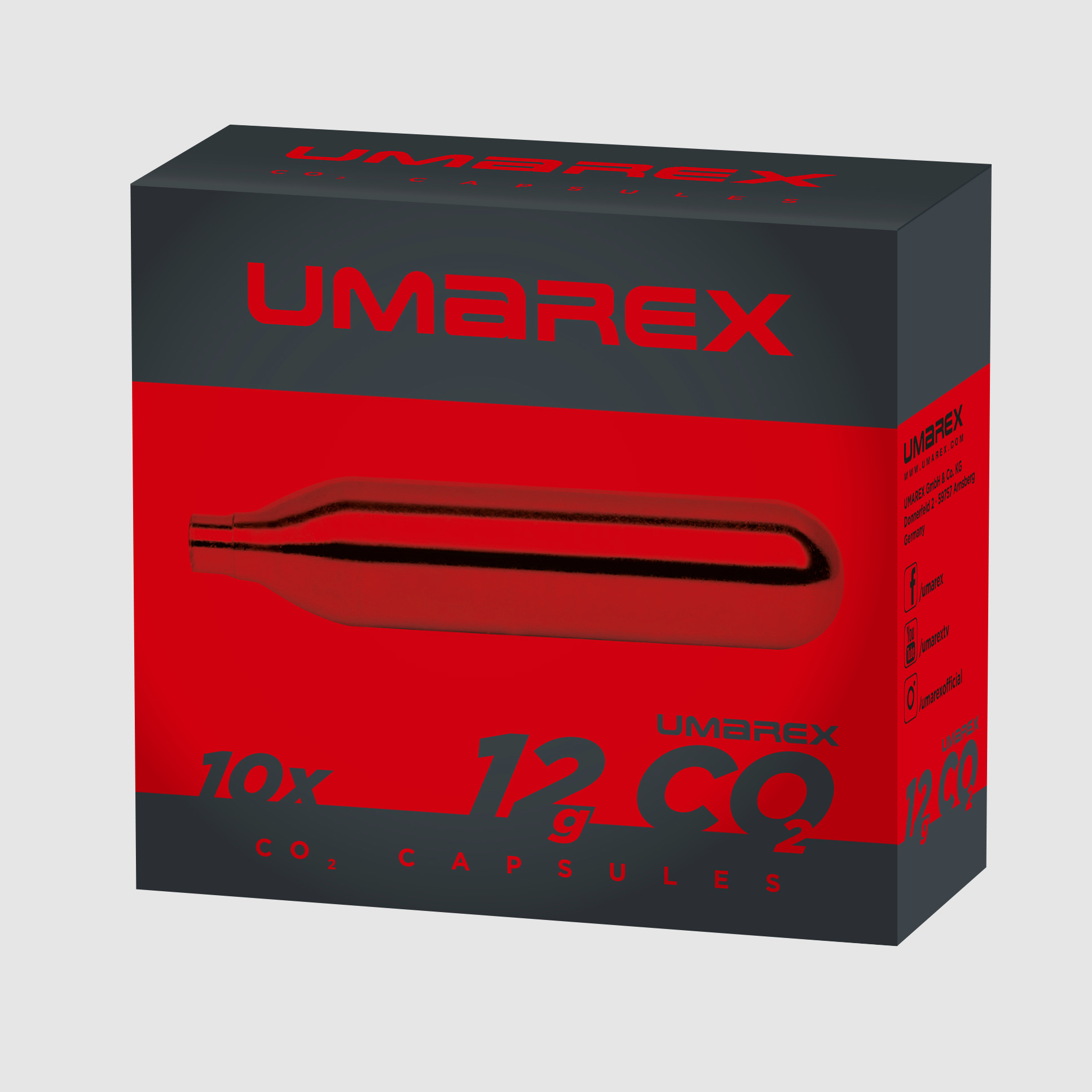 Umarex CO2 Kapseln - Inhalt: 10 x 12 g