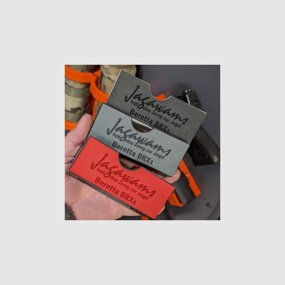 Support magnétique pour chargeurs de carabine Beretta BSX1 pour coffre-fort à armes - Accessoire pour le coffre-fort à armes