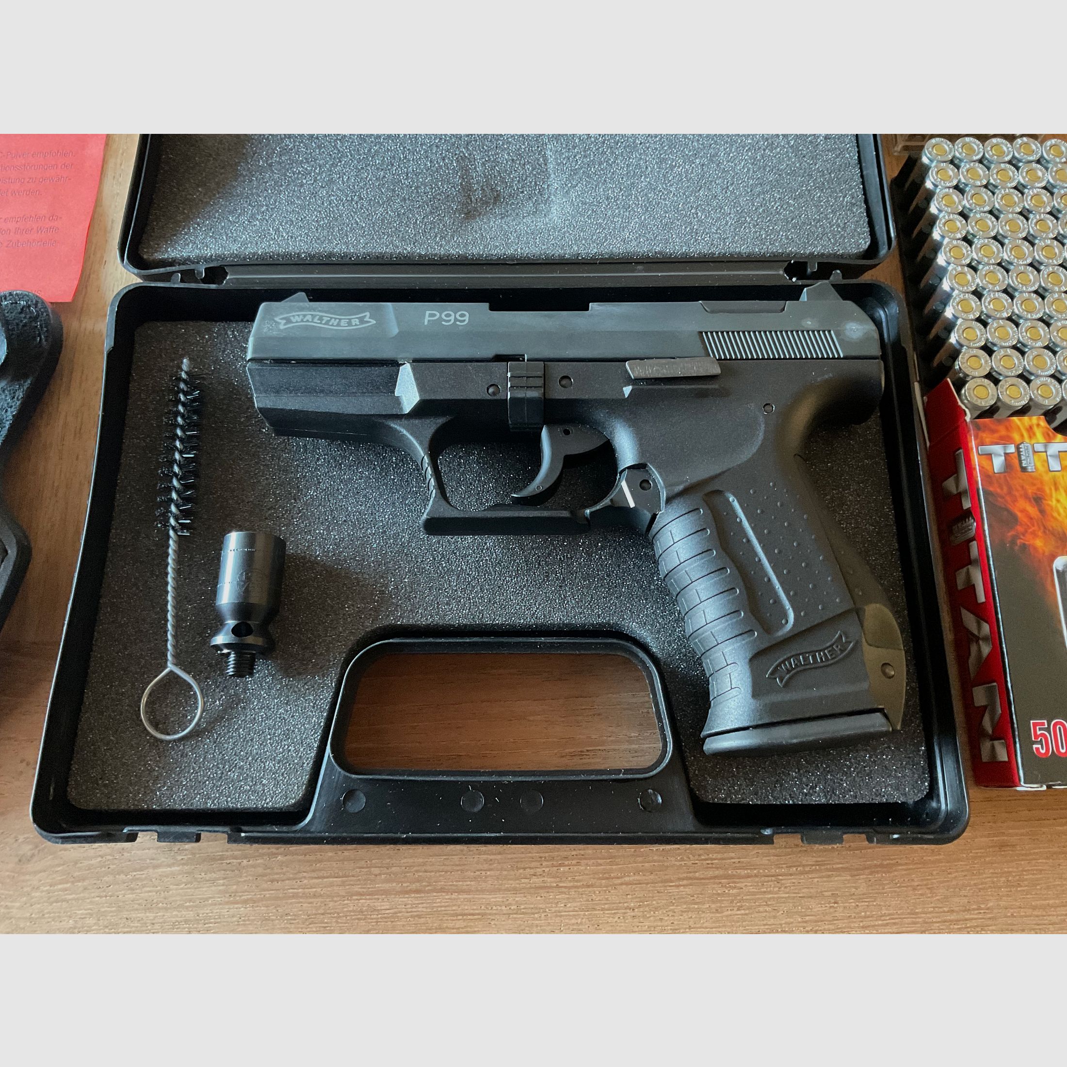 Walther P99 new complete set with ammunition
