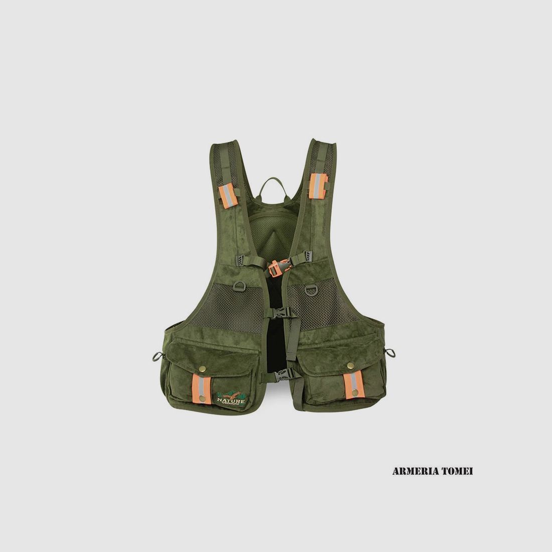 VEST / BACKPACK – NATURE BY MARSUPIO – SUEDE SELVA, image 6 of 9