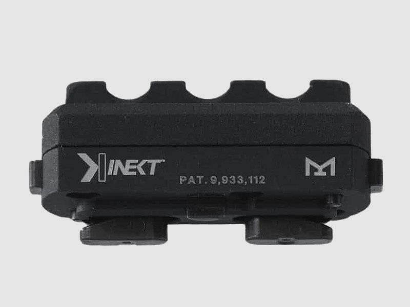 KDG Kinect M-LOK Offset Mount with Picatinny 3 Slots Black