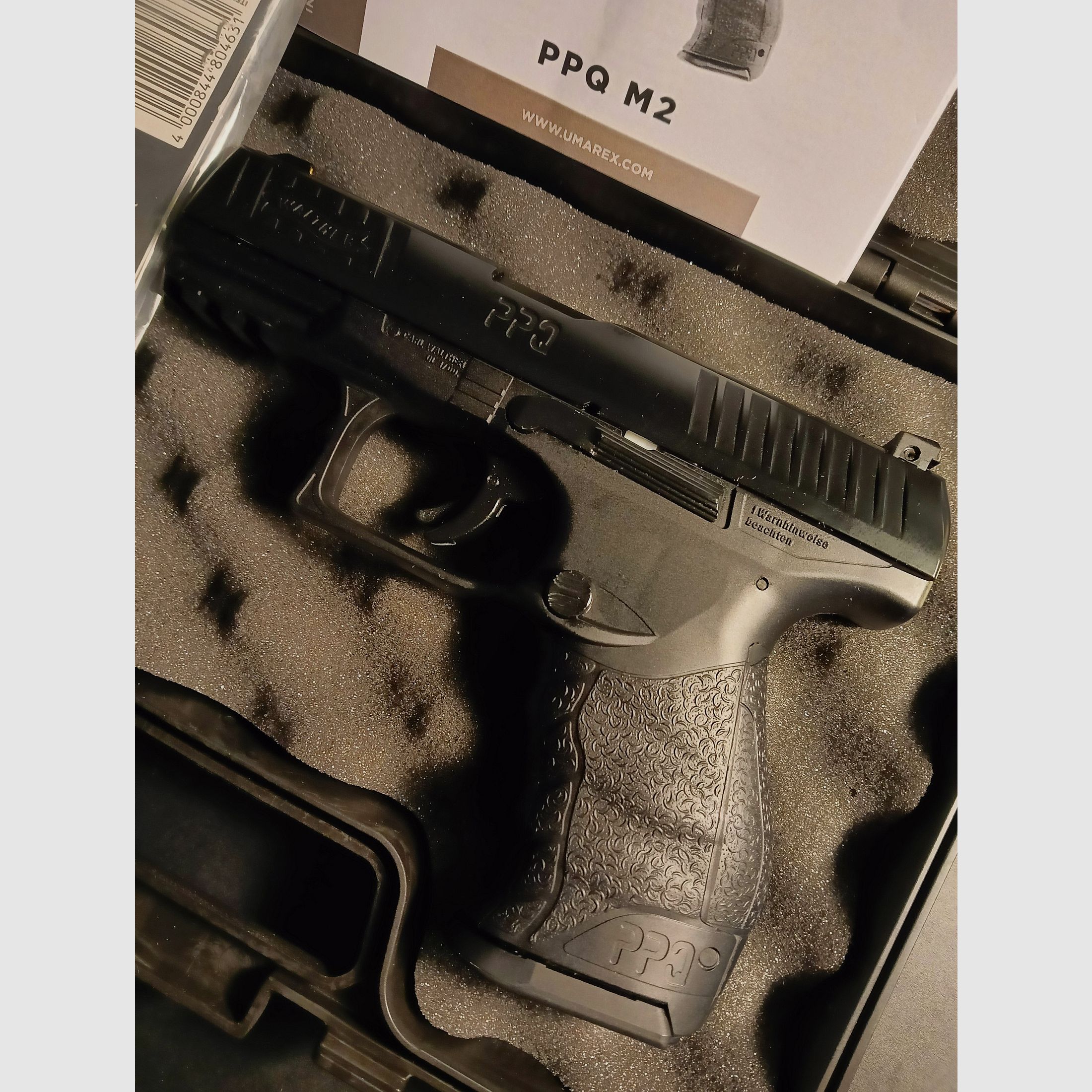 Umarex Walther PPQ M2 CO2 4,5mm Diabolos 21 Schuss Kettenmagazin TOP, Bild 7 von 15