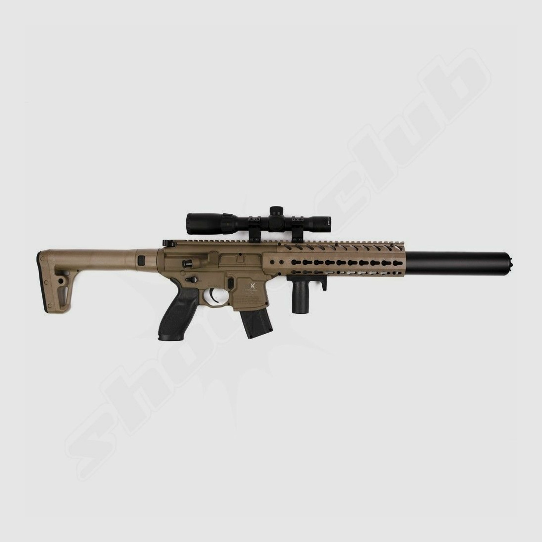 Sig Sauer	 MCX CO2 Gewehr 4,5mm Diabolos + ZF 1-4x24