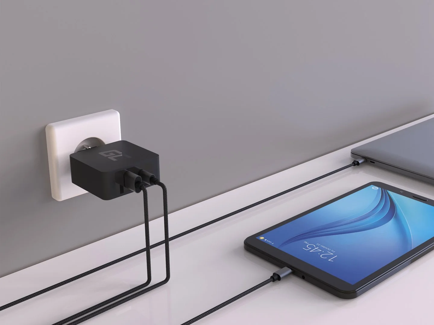 GREEN CELL Chargeur secteur USB-C 45 W PD + USB, image 4 sur 10