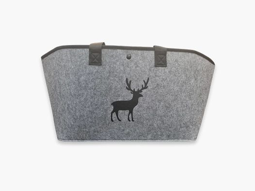 Filztasche mit Hirsch-Emblem
