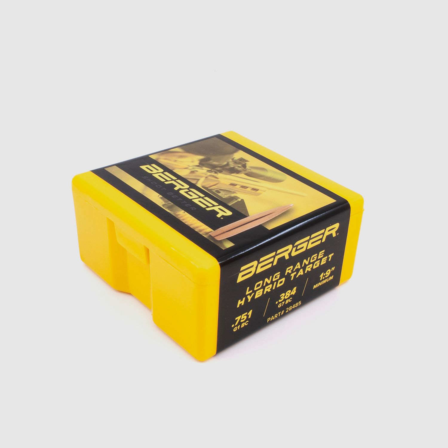Berger Geschoss 7mm/.284 Long Range Hybrid Target 190GR 500 Stück