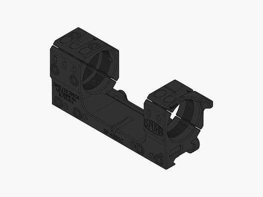 Montura de visor Spuhr, 34 mm / 30 mm / 10,3 MOA Gen 3
