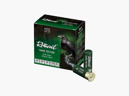 ROTTWEIL 12/70 34 GRAMS 2,9 MM GAME CORBEAU 25 PCS