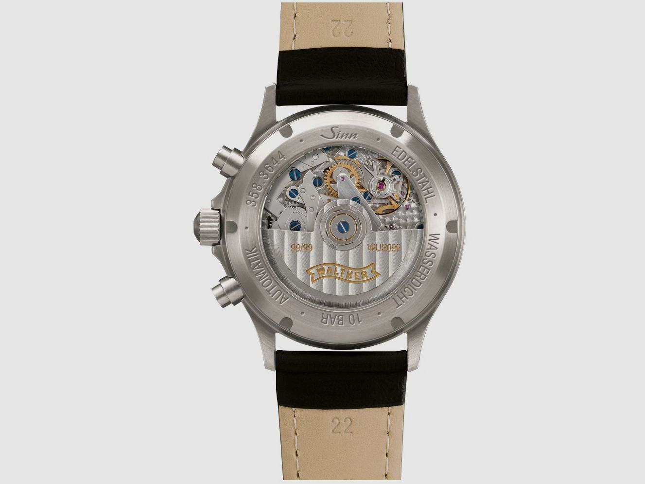 Walther – Pistole / PDP Steel Frame SINN Edition / 4.5 / OR / Kal. 9mm Para / 18 Schuss / Limited Set mit Uhr, Bild 7 von 8