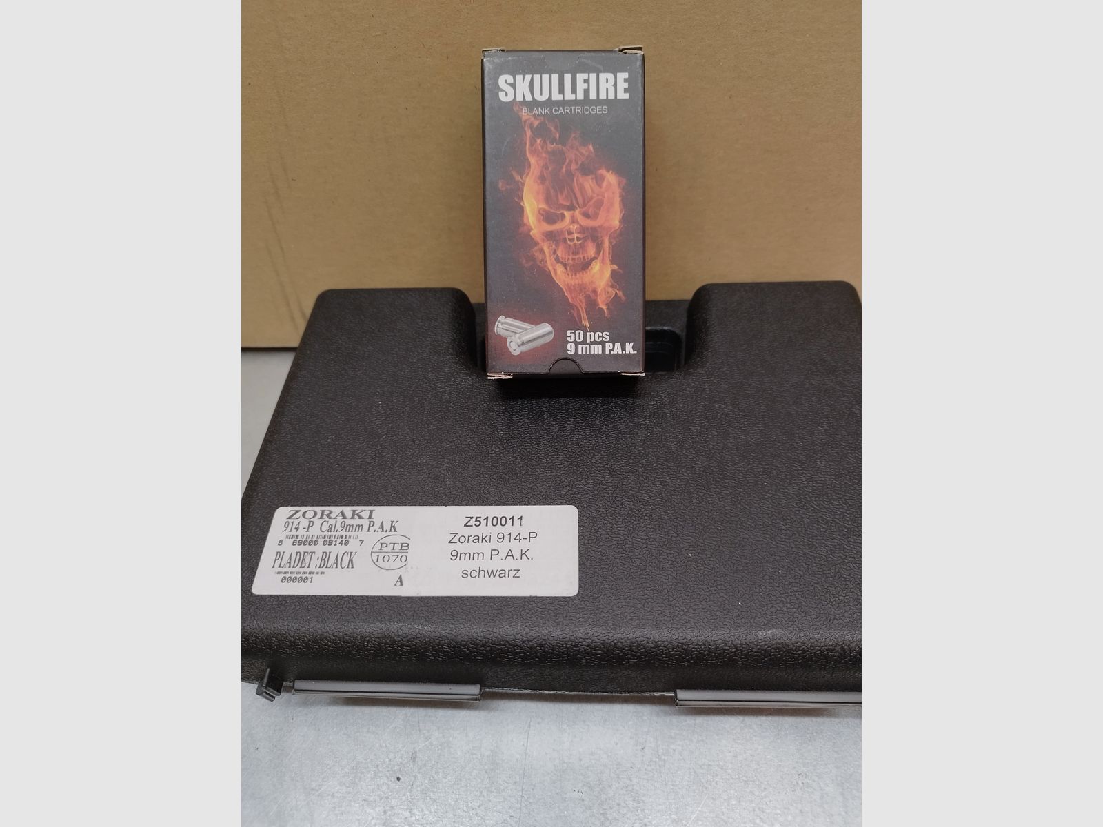 Zoraki 914-P Schreckschusswaffe 9mm PAK schwarz Set Agebot !!Neuware!!