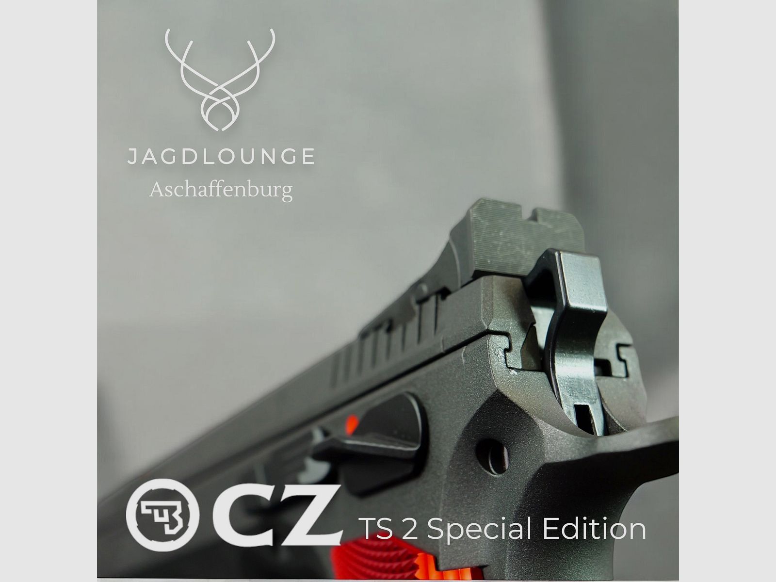 CZ TS2 Cobalt Grey / Red Edition 9x19mm