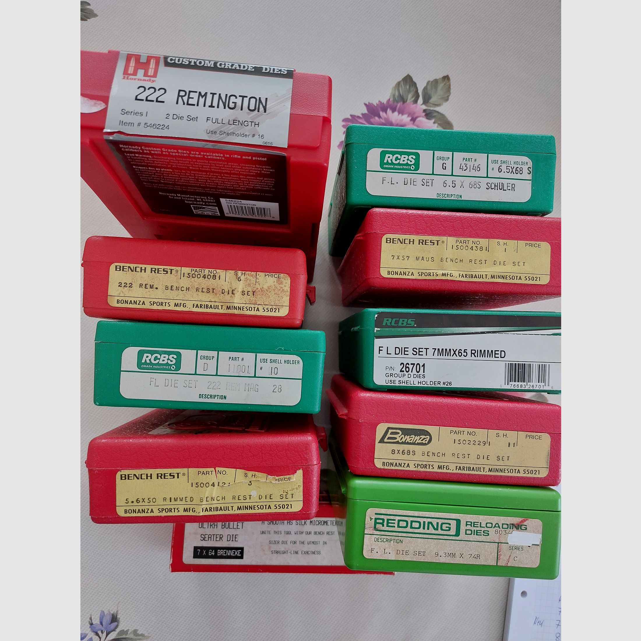 New and like-new matrices from various manufacturers.